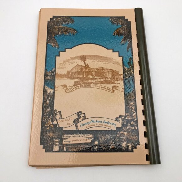 The Emmeline and Hessie Cookbook St Simons Island Georgia Seafood 1st Ed Signed - Picture 2 of 8